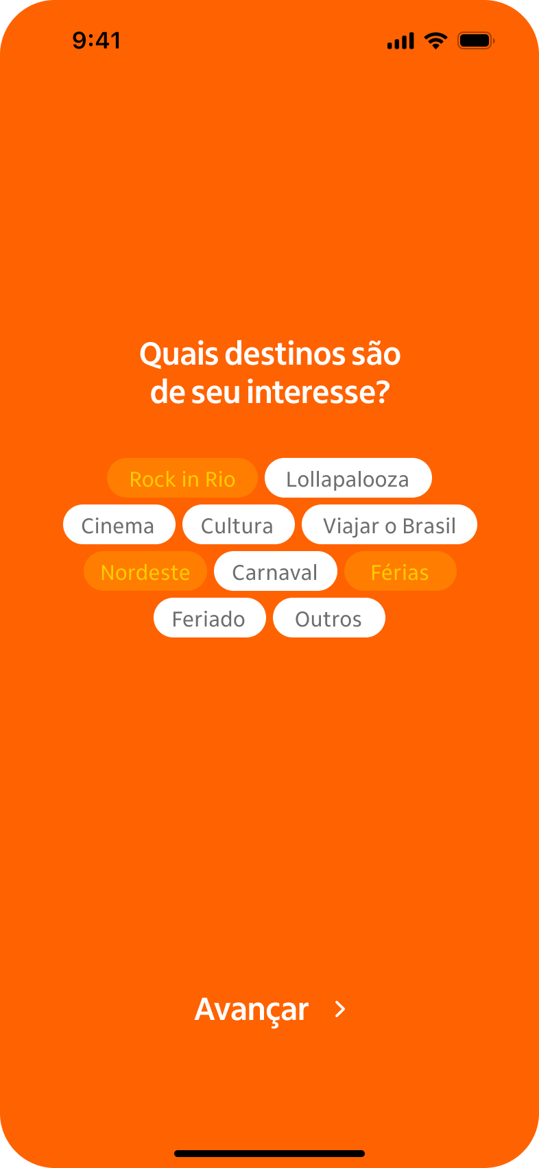 Inicio - Preferencias